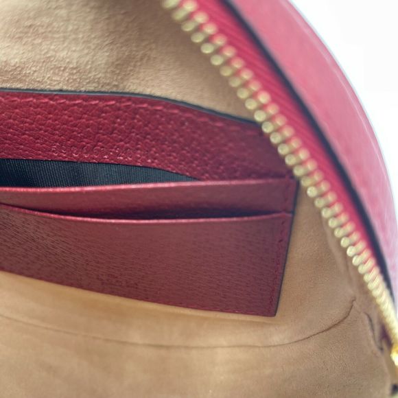 Gucci Ophidia Supreme GG Canvas Floral Round Backpack with Red Trim w/Box 5 - Picture 10 of 11